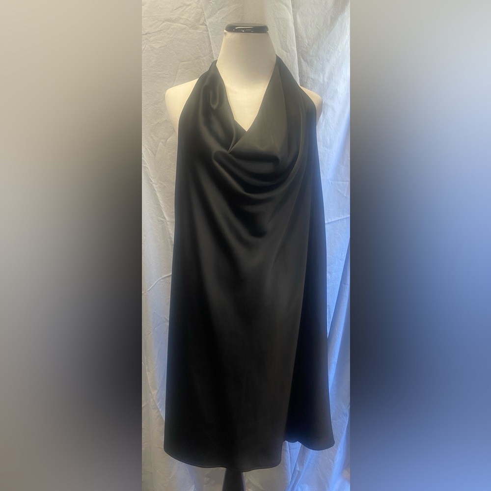 Wild Fable Elegant Black Mini A Line  Dress
